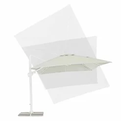 Viadurini in the Garden Gartenschirm-3x4 Aluminium Gartenschirm mit Polyestergewebe - Fasma