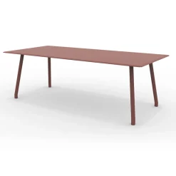 Viadurini in the Garden Gartentische Aus Aluminium-220x100 cm Outdoor Aluminium Tisch in verschiedenen Ausführungen - Resplendent