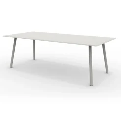 Viadurini in the Garden Gartentische Aus Aluminium-220x100 cm Outdoor Aluminium Tisch in verschiedenen Ausführungen - Resplendent