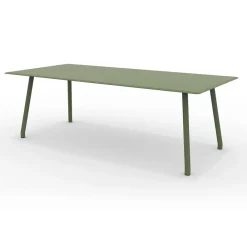 Viadurini in the Garden Gartentische Aus Aluminium-220x100 cm Outdoor Aluminium Tisch in verschiedenen Ausführungen - Resplendent