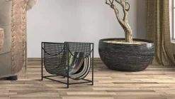 Viadurini Living Zeitungsständer-Zeitungsständer mit Eisenboden im modernen Design - Leiser