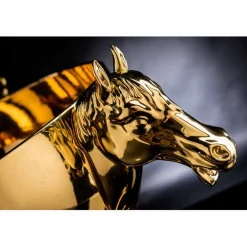 Viadurini Living Deko Vasen-Ziervase für den Innenbereich aus weißer Keramik oder 24 Karat Gold Made in Italy - Jacky