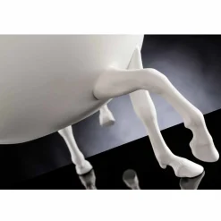 Viadurini Living Deko Vasen-Ziervase für den Innenbereich aus weißer Keramik oder 24 Karat Gold Made in Italy - Jacky