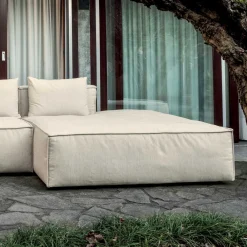 Viadurini Living Moderne Sofas-Zusammensetzung aus 1 Sofa, 1 Armlehne und 1 Halbinsel - Bizarre