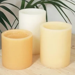 Viadurini Handmade Candles Duftkerzen-Zusammensetzung der duftenden Laternen mit Kerze Made in Italy 3 Stück - Terna