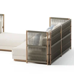 Viadurini in the Garden Gartensofas-Zusammensetzung des Gartensofas Made in Italy - Rubik