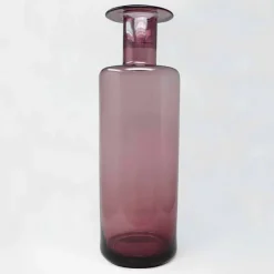 Viadurini Living Deko Vasen-Zusammensetzung von 3 dekorativen Vasen aus Rauchglas, Blau und Amethystglas - Infinity