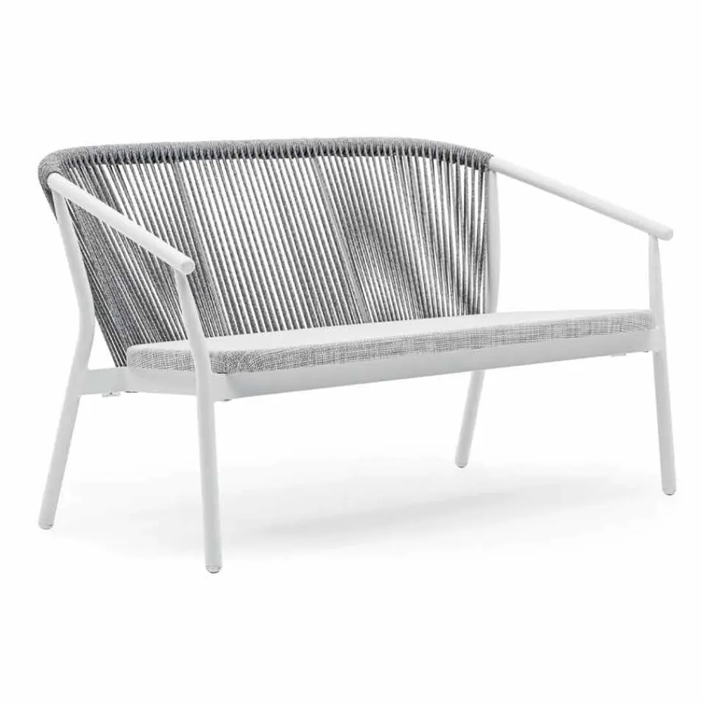 Varaschin Gartensofas-Zweisitzer Garden Stacking Sofa Aluminium und Stoff - Smart By