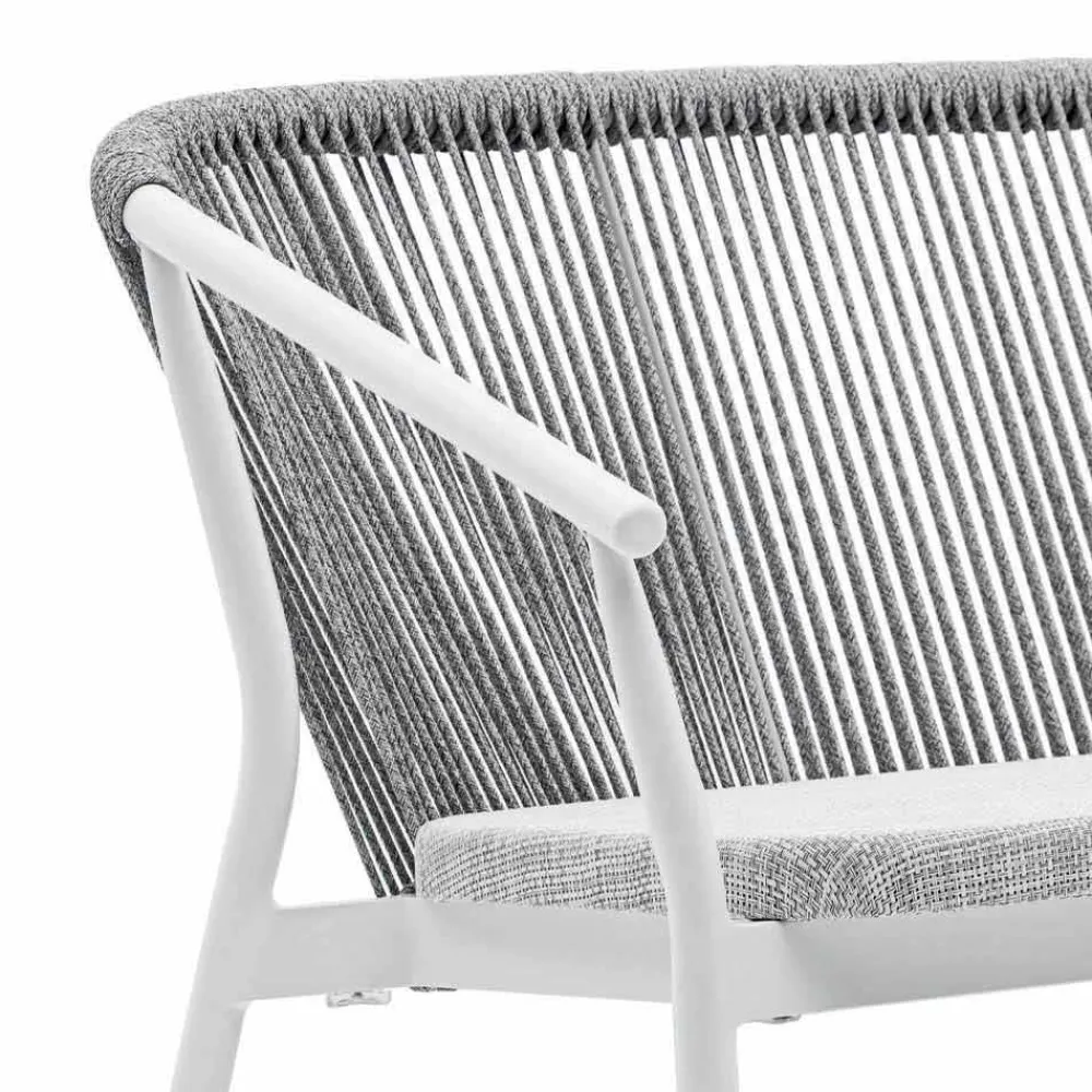 Varaschin Gartensofas-Zweisitzer Garden Stacking Sofa Aluminium und Stoff - Smart By