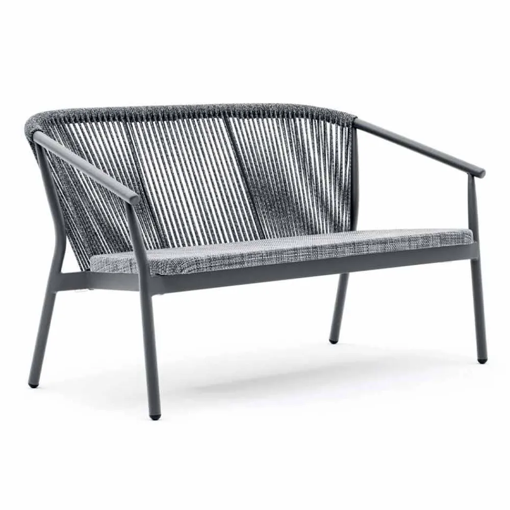 Varaschin Gartensofas-Zweisitzer Garden Stacking Sofa Aluminium und Stoff - Smart By