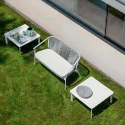 Varaschin Gartensofas-Zweisitzer Garden Stacking Sofa Aluminium und Stoff - Smart By