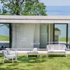 Varaschin Gartensofas-Zweisitzer Garden Stacking Sofa Aluminium und Stoff - Smart By