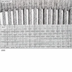 Varaschin Gartensofas-Zweisitzer Garden Stacking Sofa Aluminium und Stoff - Smart By