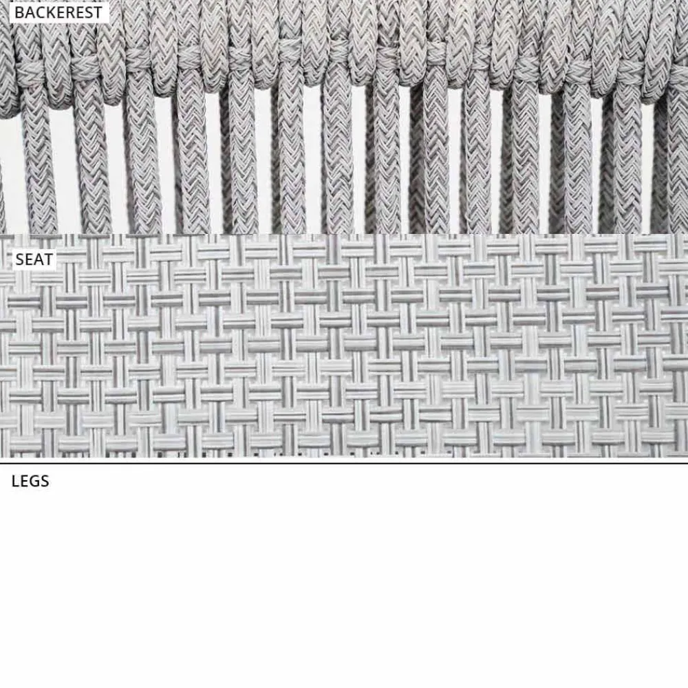Varaschin Gartensofas-Zweisitzer Garden Stacking Sofa Aluminium und Stoff - Smart By