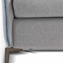 Stile Relax Moderne Sofas-Zweisitzer-Sofa im modernen Design L 145 cm Kunstleder / Stoff Erica