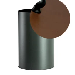 Viadurini Fire Design Pelletkorb-Zylindrischer Pelletbehälter mit Deckel in verschiedenen Ausführungen, hergestellt in Italien – Flamingo